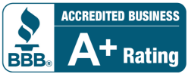 Better Business Bureau Accredited Business A+ Rating