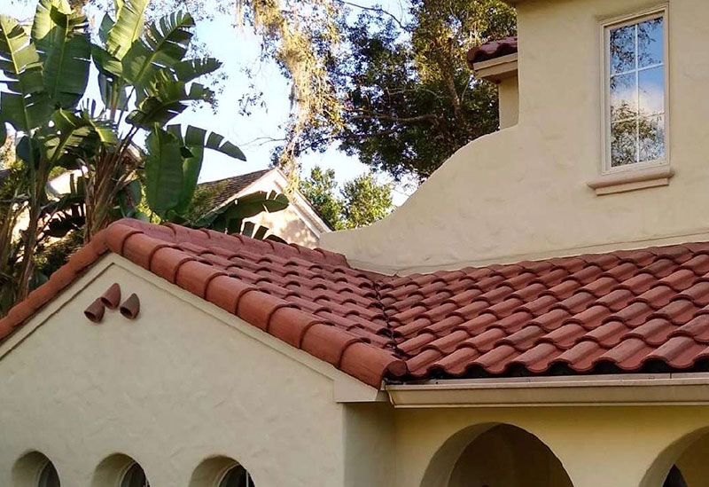 House after undergoing maintenance cleaning