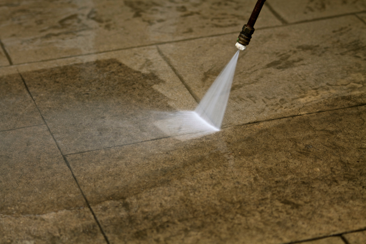 Power Washing Protects Stone