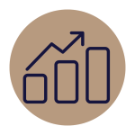 Home Value Graph going up icon