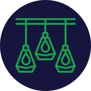 Icon of a light fixture