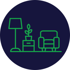 Icon of a living room